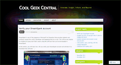 Desktop Screenshot of coolgeekcentral.wordpress.com