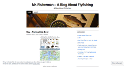 Desktop Screenshot of mrfisherman.wordpress.com