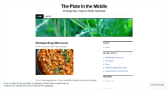 Desktop Screenshot of plateinthemiddle.wordpress.com