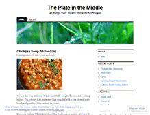 Tablet Screenshot of plateinthemiddle.wordpress.com