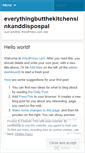 Mobile Screenshot of everythingbutthekitchensinkanddispospal.wordpress.com