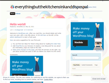 Tablet Screenshot of everythingbutthekitchensinkanddispospal.wordpress.com