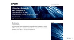 Desktop Screenshot of cipsiquiatria.wordpress.com