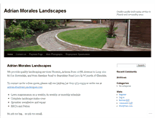 Tablet Screenshot of adrianlandscapes.wordpress.com