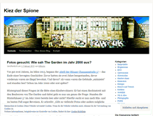 Tablet Screenshot of kiezspione.wordpress.com