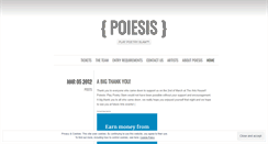 Desktop Screenshot of iampoiesis.wordpress.com
