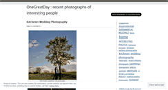 Desktop Screenshot of onegreatday.wordpress.com