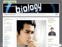Tablet Screenshot of firebiology07.wordpress.com