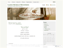 Tablet Screenshot of ladiesretreatministries.wordpress.com