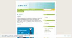 Desktop Screenshot of latinabeat.wordpress.com