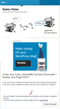 Mobile Screenshot of geekynote.wordpress.com
