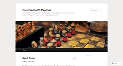 Desktop Screenshot of customearthpromosbags.wordpress.com