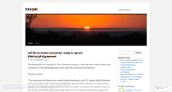 Desktop Screenshot of exxpat.wordpress.com