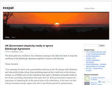 Tablet Screenshot of exxpat.wordpress.com