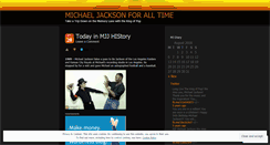 Desktop Screenshot of mjjforever.wordpress.com