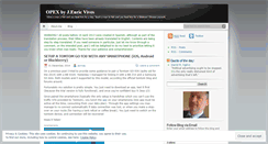 Desktop Screenshot of jevives.wordpress.com