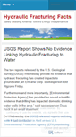 Mobile Screenshot of hydraulicfracturingfacts.wordpress.com
