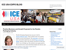 Tablet Screenshot of iceusaexpo.wordpress.com
