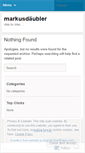 Mobile Screenshot of markusdaeubler.wordpress.com