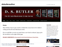 Tablet Screenshot of dsbutlerauthor.wordpress.com