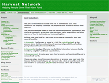 Tablet Screenshot of harvestnetwork.wordpress.com