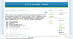 Desktop Screenshot of blogformacionprofesional.wordpress.com