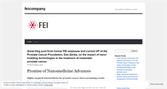 Desktop Screenshot of feicompany.wordpress.com