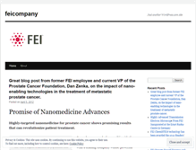 Tablet Screenshot of feicompany.wordpress.com