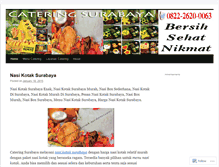 Tablet Screenshot of cateringdisurabayamurah.wordpress.com