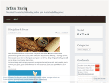 Tablet Screenshot of irfantariq.wordpress.com
