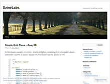 Tablet Screenshot of dzinelabs.wordpress.com