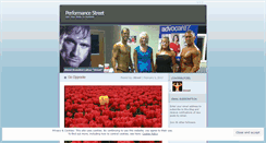 Desktop Screenshot of performancestreet.wordpress.com