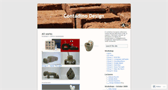 Desktop Screenshot of contadinodesign.wordpress.com