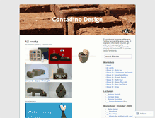 Tablet Screenshot of contadinodesign.wordpress.com