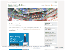 Tablet Screenshot of gestionandoymas.wordpress.com