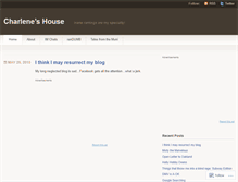 Tablet Screenshot of charleneshouse.wordpress.com