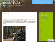 Tablet Screenshot of bookishblogs.wordpress.com