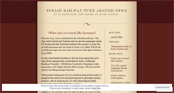 Desktop Screenshot of indianrlys.wordpress.com