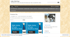 Desktop Screenshot of littlechillipadi.wordpress.com