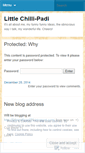 Mobile Screenshot of littlechillipadi.wordpress.com