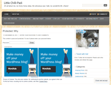 Tablet Screenshot of littlechillipadi.wordpress.com