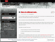 Tablet Screenshot of lukeresounssc.wordpress.com