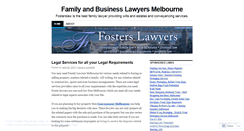 Desktop Screenshot of familylawyermelbourne.wordpress.com