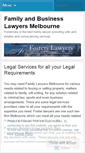 Mobile Screenshot of familylawyermelbourne.wordpress.com