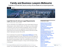 Tablet Screenshot of familylawyermelbourne.wordpress.com