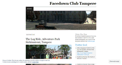 Desktop Screenshot of facedowntre.wordpress.com