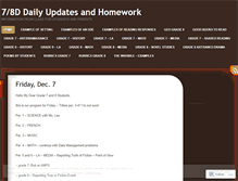 Tablet Screenshot of homework60club.wordpress.com
