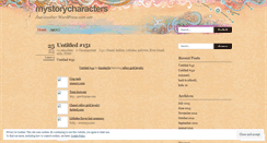 Desktop Screenshot of mystorycharacters.wordpress.com