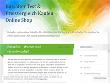 Tablet Screenshot of entsaftertest.wordpress.com