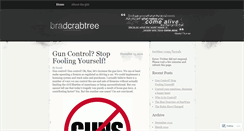 Desktop Screenshot of bradcrabtree.wordpress.com